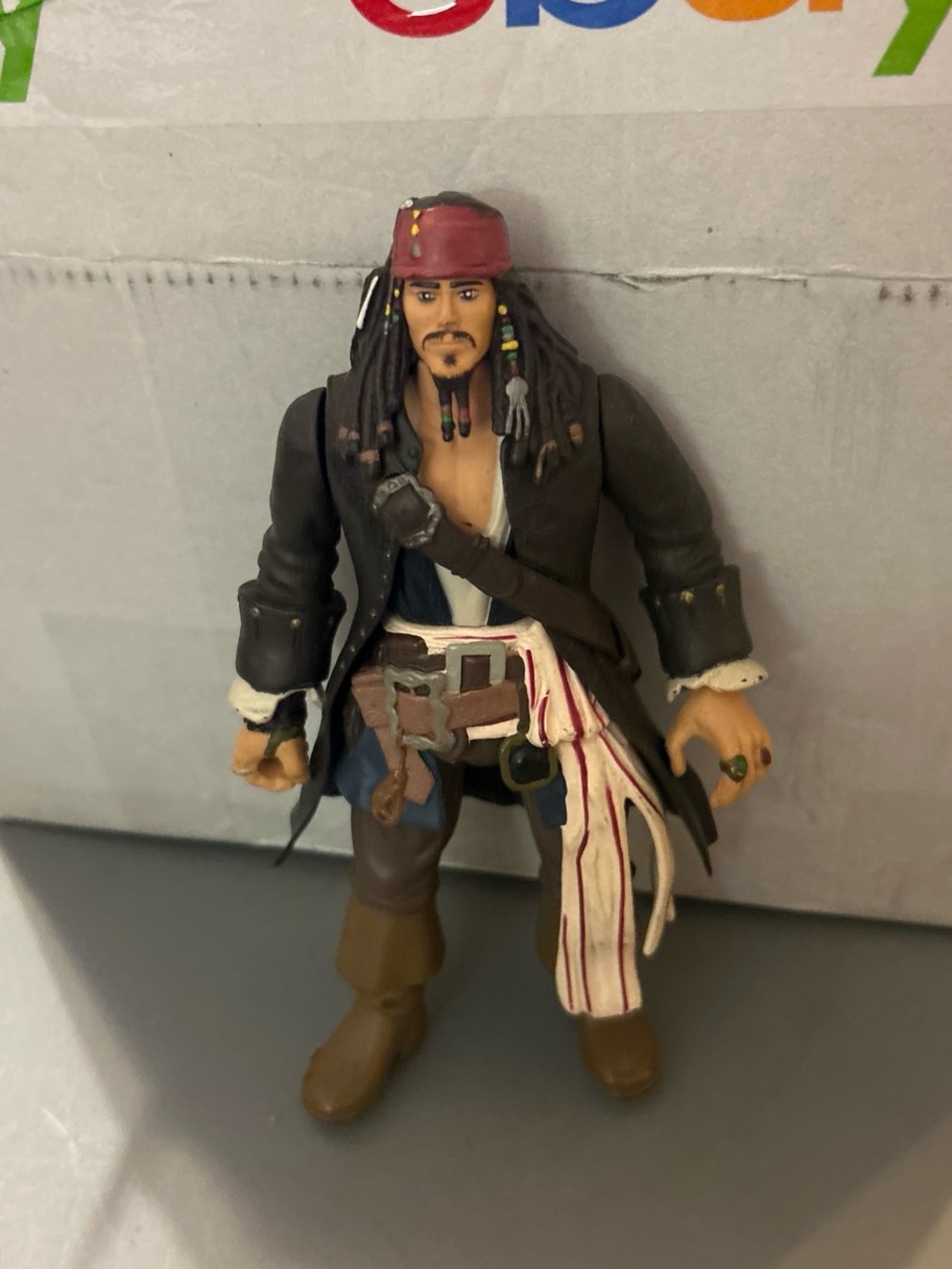 Disney Jack Sparrow Action Figure - Brown, Red, White